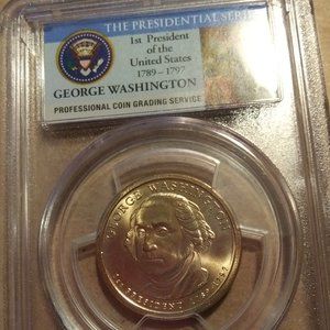 U.S. Mint George Washington 2007 PCGS MS65 Mint Error